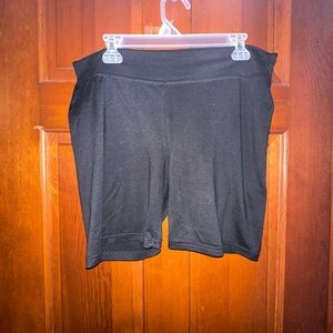 Women's Black Athletic Shorts